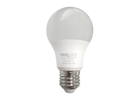 LED bulb 8W 752lm E27 A60 cold white Trixline