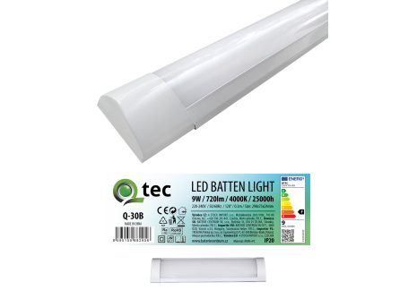 Q-30B 9W LED BATTEN LIGHT underline light - white QTEC