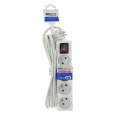 Extension cord 4 sockets with switch, 3m, TR 309 F TRIXLINE