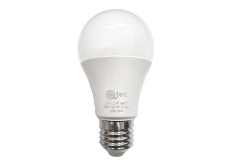 LED bulb Qtec 11W 990lm A60 E27 2700K
