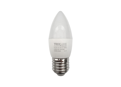 LED bulb Trixline 4W E27 C35 daylight