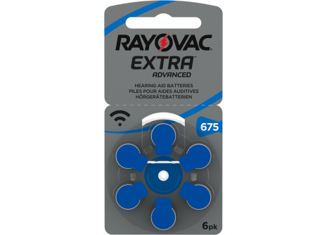 Rayovac PR675 hearing aid battery