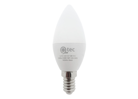 LED bulb Qtec 5W C37 E14 4200K