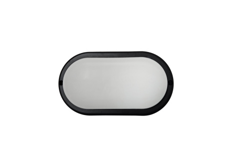 LED Ceiling Light Q-51A 8W 720lm 4200K IP64 - Black QTEC