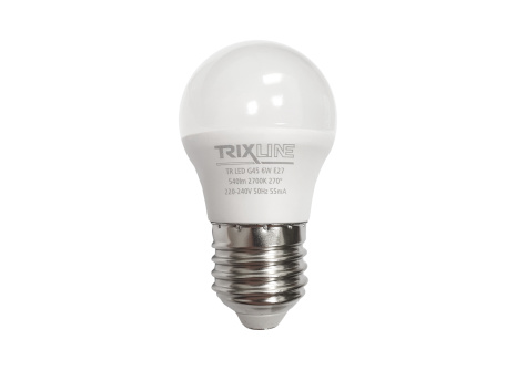 LED bulb Trixline 6W E27 G45 warm white