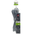 Extension cable gray 4 sockets with switch, 3m, Q-398F QTEC Extension cable gray 4 sockets with switch, 3m, Q-398F QTEC