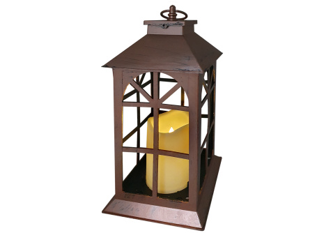 HOME decor Lantern with LED candle HD-120L