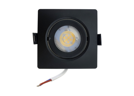 Spot LED light 7W - square TR 426 / 9697 Black TRIXLINE