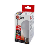 LED bulb Qtec 11W A60 E27 warm white