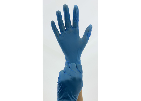 TR G400 Disposable gloves 100 pcs - size S Blue Stretch Trixline
