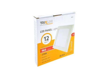 LED panel TRIXLINE TR 141 12W, square fitted 2700K