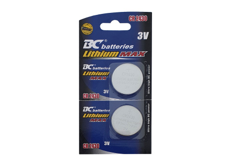 Lithium button 3V battery BC batteries CR 2430