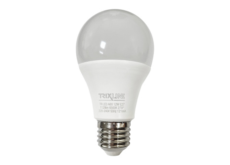 LED bulb 12W 1128lm E27 A60 cold white Trixline