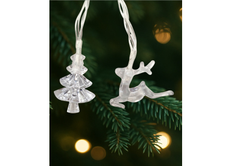 TR-224V Light Garland Trees and Reindeer TRIXLINE