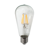 Decorative LED bulb FILAMENT 4W 480lm ST64 E27 warm white Trixline