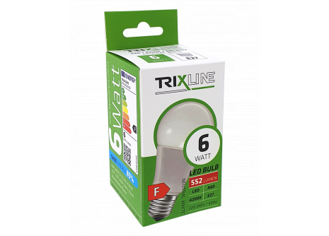 LED bulb Trixline 6W 552lm E27 A60 neutral white