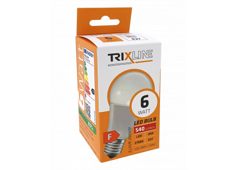LED bulb Trixline 6W 540lm E27 A60 warm white