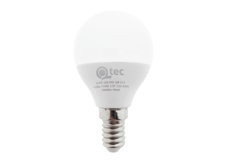 LED bulb Qtec 5W P45 E14 2700K