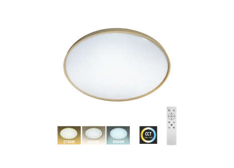 LED ceiling light TR-616C - DRINA 36W 3420lm ø50cm CCT + Trixline controller