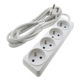 Extension lead 4 sockets, 3m, TR 708 F Extension lead 4 sockets, 3m, TR 708 F