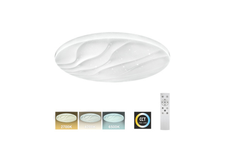 LED ceiling light TR-607C - LIKA 60W 5700lm ø58cm CCT + Trixline controller