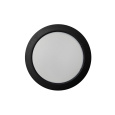 Q-55M LED panel 12W 1200lm 4000K black - circular surface-mounted Qtec Q-55M LED panel 12W 1200lm 4000K black - circular surface-mounted Qtec