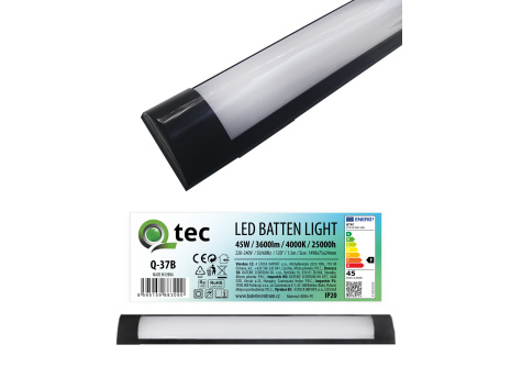 Q-37B 45W LED BATTEN LIGHT underline light - black QTEC