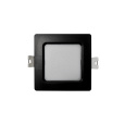 Q-57M LED panel 3W 330lm 4000K black - square surface-mounted Qtec Q-57M LED panel 3W 330lm 4000K black - square surface-mounted Qtec