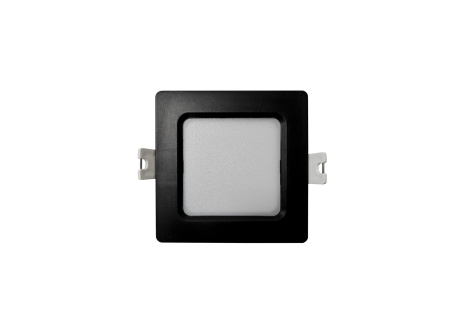 Q-57M LED panel 3W 330lm 4000K black - square surface-mounted Qtec