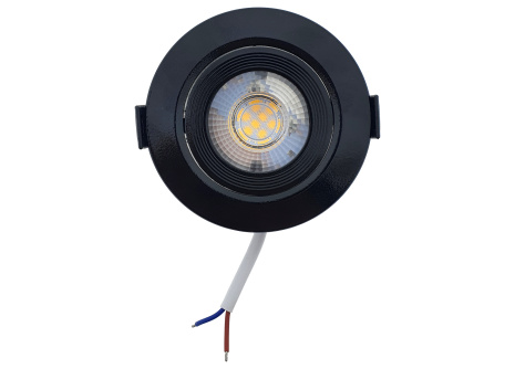 Spot LED light 7W - circular TR 425 / 9666 Black TRIXLINE
