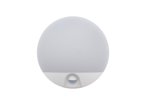 TR-73S LED wall, sensor, round light - white 15W/1600lm/4000K Trixline