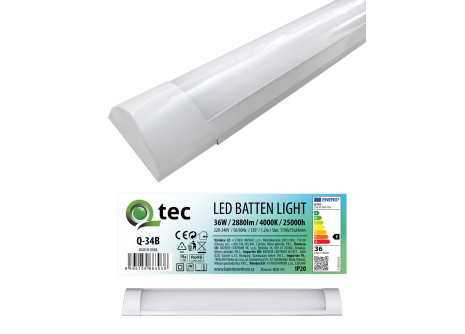 Q-34B 36W LED BATTEN LIGHT underline light - white QTEC