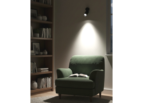 Q-01AD GU10 LED ceiling spotlight 35W black