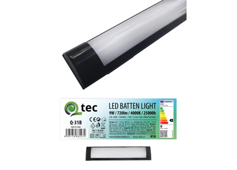 Q-31B 9W LED BATTEN LIGHT underline light - black QTEC