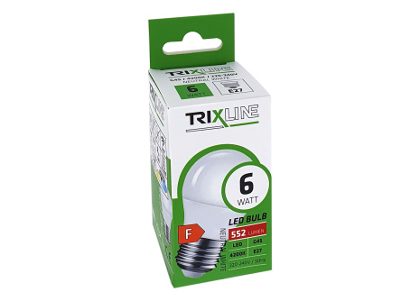 LED bulb Trixline 6W 552lm E27 G45 neutral white