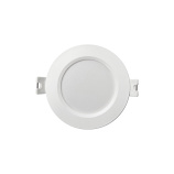Q-100P LED Panel 3W 330lm 4000K White - Round Recessed Qtec