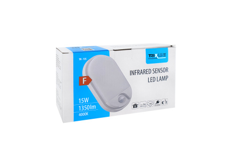 LED ceiling sensor light - white 15W/1350lm/4000K TR-72S Trixline