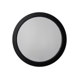 Q-56M LED panel 18W 1980lm 4000K black - circular surface-mounted Qtec