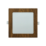 TR-150 LED panel 12W 1008lm 4200K wood decor - square built-in Trixline
