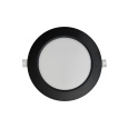 Q-52M LED panel 12W 1200lm 4000K black - round recessed Qtec Q-52M LED panel 12W 1200lm 4000K black - round recessed Qtec