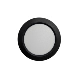 Q-54M LED panel 6W 660lm 4000K black - circular surface-mounted Qtec
