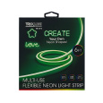 TR-31N Flexible NEON LED strip - green 1.8m on USB Trixline
