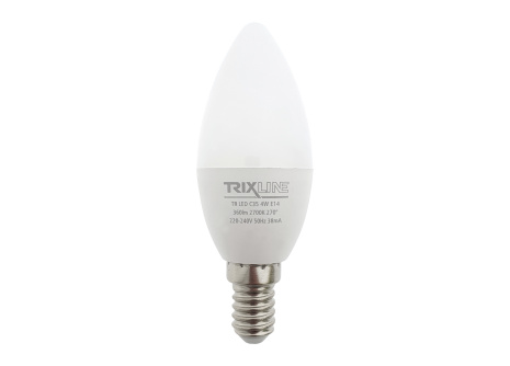 LED bulb Trixline 4W 360lm E14 C35 warm white