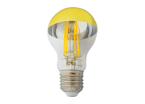 LED bulb Trixline DECOR MIRROR A60, 8W GOLD