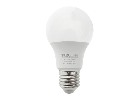 LED bulb Trixline 6W 540lm E27 A60 warm white