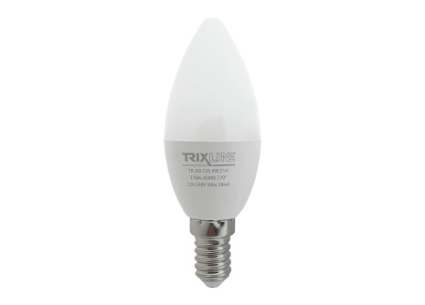LED bulb Trixline 4W 376lm E14 C35 cold white
