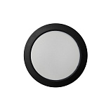 Q-61M LED panel 12W 1200lm 4000K black - round surface-mounted Qtec Q-61M LED panel 12W 1200lm 4000K black - round surface-mounted Qtec