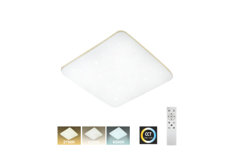 LED ceiling light TR-614S - MANA 36W 3420lm 43x43cm CCT + Trixline controller