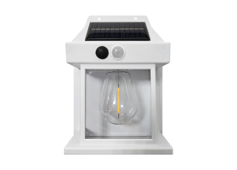 TR- 63 LED Solar wall lamp with motion sensor - white Trixline