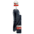 Extension cord black 4 sockets, 5m, Q-363F QTEC